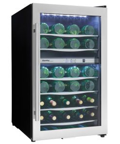 Alternative view of Danby 38 Bottle Free-Standing Wine Cooler in Stainless Steel