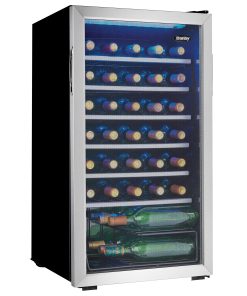 Alternative view of Danby 36 Bottle Free-Standing Wine Cooler in Stainless Steel