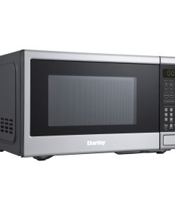 Alternative view of Danby 0.9 cu. ft. Microwave with Convenience Cooking Controls in Stainless Steel