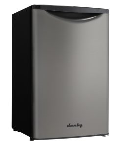Alternative view of Danby 4.4 cu. ft. Contemporary Classic Compact Refrigerator in Stainless Steel Look – Refurbished